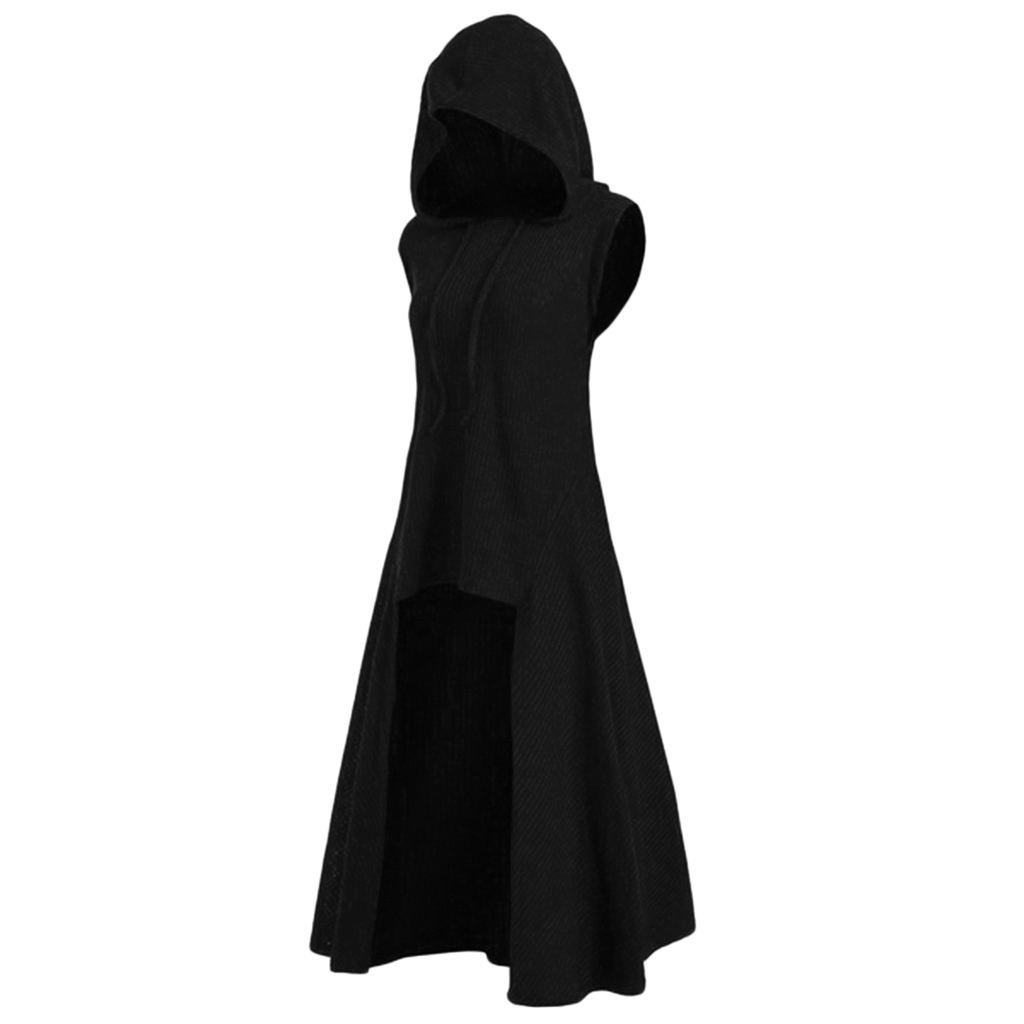 Summer Victorian Clothing - 스팀펑크 롱 후드 트렌치 스웨터 여성용,
