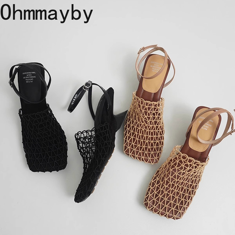 Summer Clothing Office - 디자이너 명품 속이 빈 여성 샌들