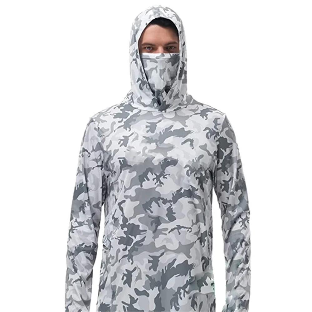 Summer Clothing Mens - 여름 낚시용 후드티 남성용 저지 카모플라주