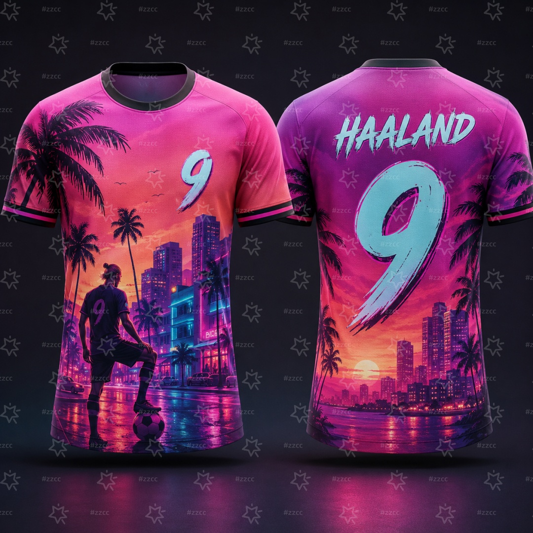 Summer Clothing Drive - 2026 Haaland No.9 축구 유니폼 드라이빙