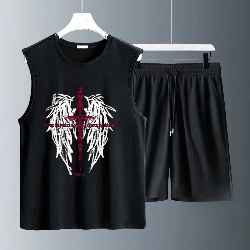 Summer Clothing Mens - 남성용 탱크탑 세트 2026 여름 빠른