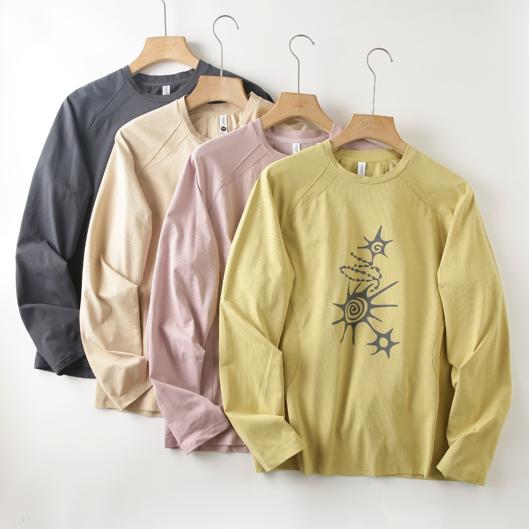 Summer Clothing Mens - 유니섹스 하이 스트레치 통기성 긴팔 티셔츠