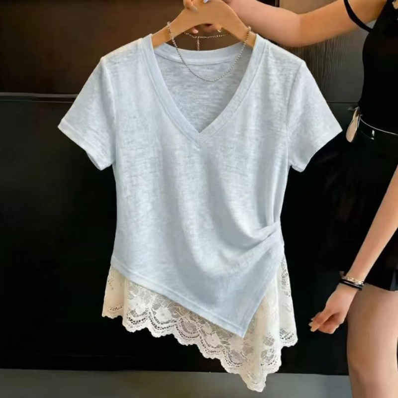 Summer Clothing Young Women - 여성 의류 여름 패션 단순 캐주얼