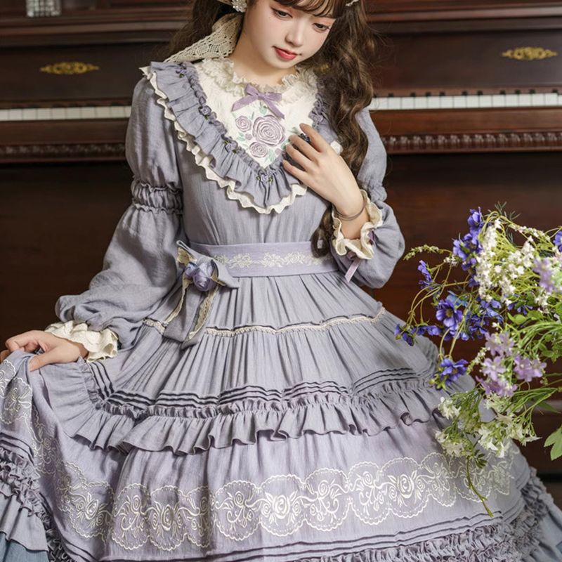 일본 코스 귀여운 로리타 드레스 여성 빅토리아 시대 빈 - Summer Victorian Clothing 리뷰 및 가격