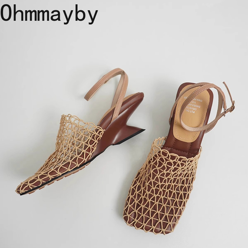 디자이너 명품 속이 빈 여성 샌들 간결한 파티 드레스  - Summer Clothing Office 리뷰 및 가격