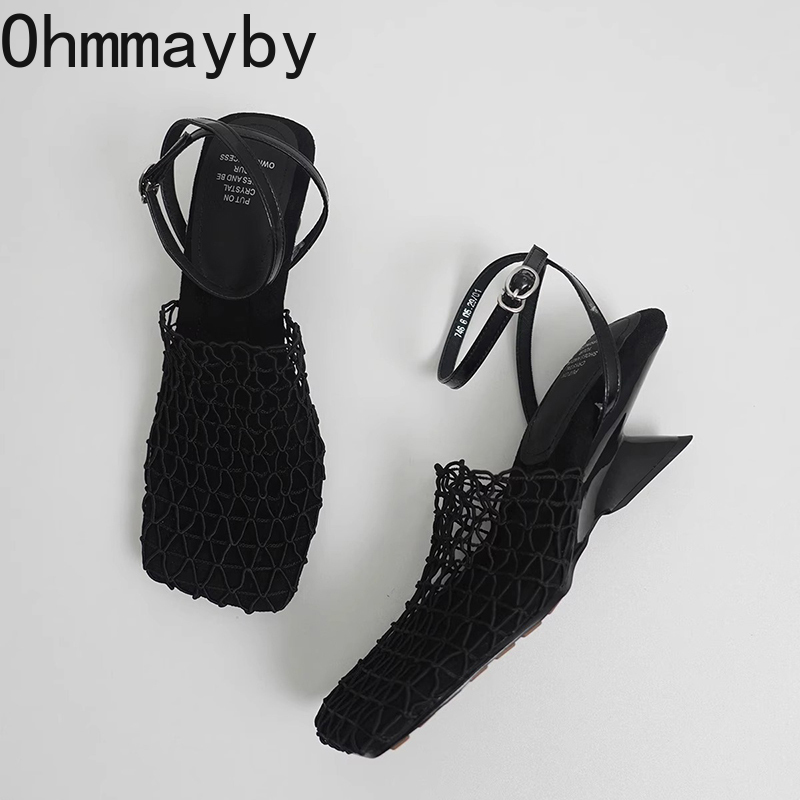 디자이너 명품 속이 빈 여성 샌들 간결한 파티 드레스  - Summer Clothing Office 리뷰 및 가격