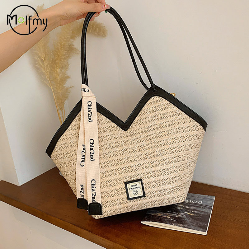 숙녀 비치 가방 빈티지 수제 짠 숄더 핸드백 대용량 등 - Beach Bag Straw 리뷰 및 가격
