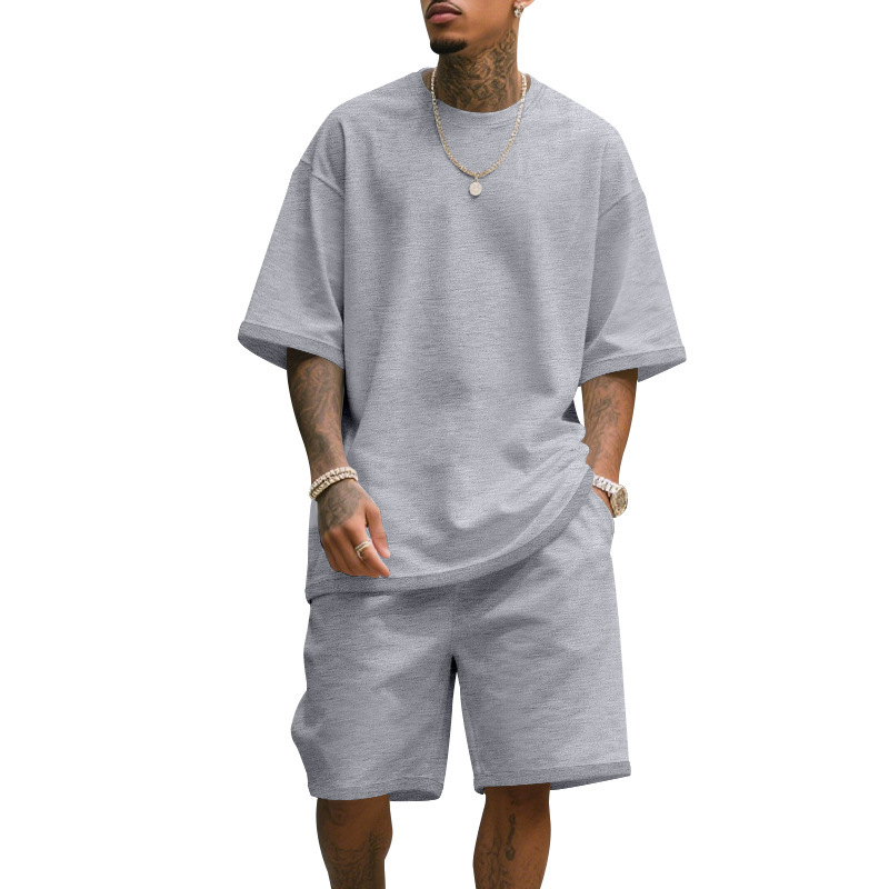 남성 캐주얼 투피스 세트 여름 반팔 티셔츠와 반바지 세 - Summer Clothing Pieces 리뷰 및 가격