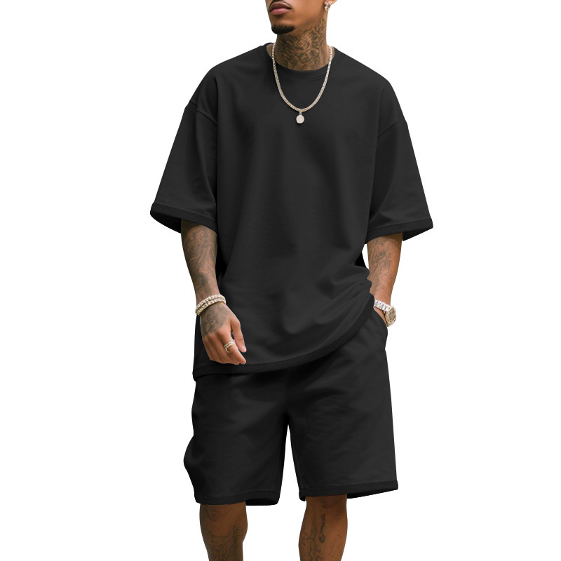 남성 캐주얼 투피스 세트 여름 반팔 티셔츠와 반바지 세 - Summer Clothing Pieces 리뷰 및 가격