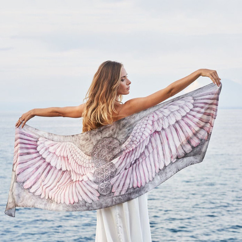 Boho-깃털 날개 비키니 커버 업 홀리데이 의류, 플 - Summer Clothing Young Women 리뷰 및 가격