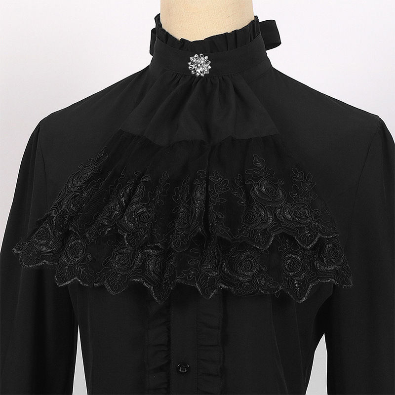 Coalfell 유럽 및 미국 여성 플리츠 셔츠, 중세 - Summer Victorian Clothing 리뷰 및 가격