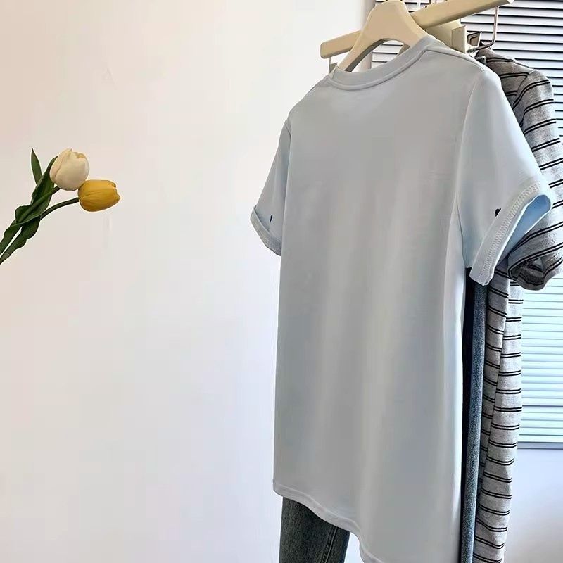 여성 의류 여름 패션 캐주얼 인쇄 솔리드 컬러 오-넥  - Summer Clothing Young Women 리뷰 및 가격