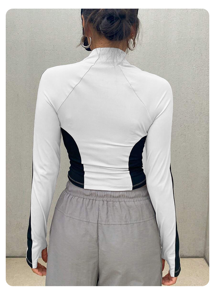 요가 의류 스탠드업 칼라 재킷 아웃도어 스포츠 긴팔 여 - Summer Clothing Women 리뷰 및 가격