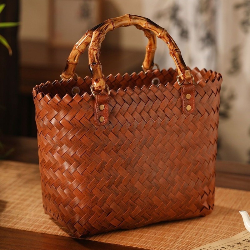 순수 수제 핸드백 통근용 화장품 가방 야채 바구니 비치 - Beach Bag Straw 리뷰 및 가격