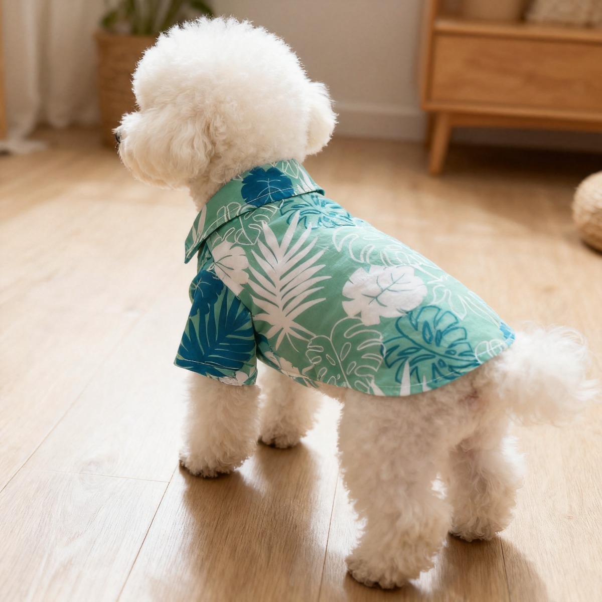 고양이 꽃무늬 셔츠, 가볍고 봄여름에 입기 좋은 정전기 - Summer Dog Clothing 리뷰 및 가격