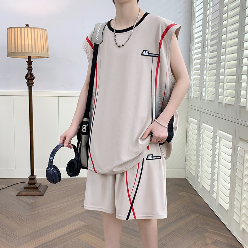 남성 캐주얼 2피스 스포츠웨어 세트 스트리트웨어 패션  - Summer Clothing Pieces 리뷰 및 가격
