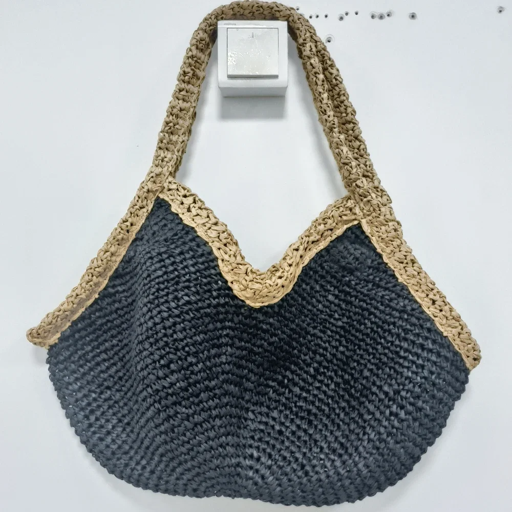 여름 신상 핸드메이드 핸드백 대용량 비치 휴가 숄더백  - Beach Bag Straw 리뷰 및 가격
