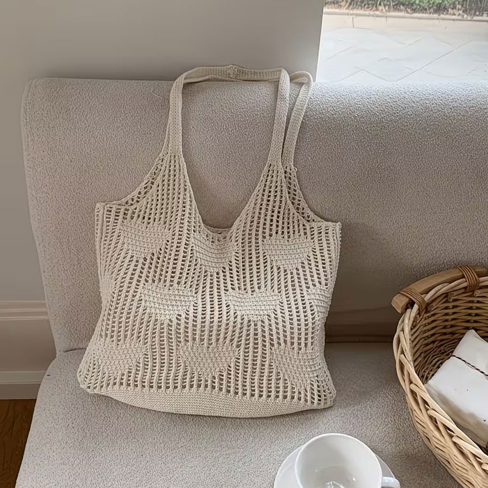 여성용 수공예 밀짚 핸드백 - 대용량 비치 숄더백 (스 - Beach Bag Straw 리뷰 및 가격